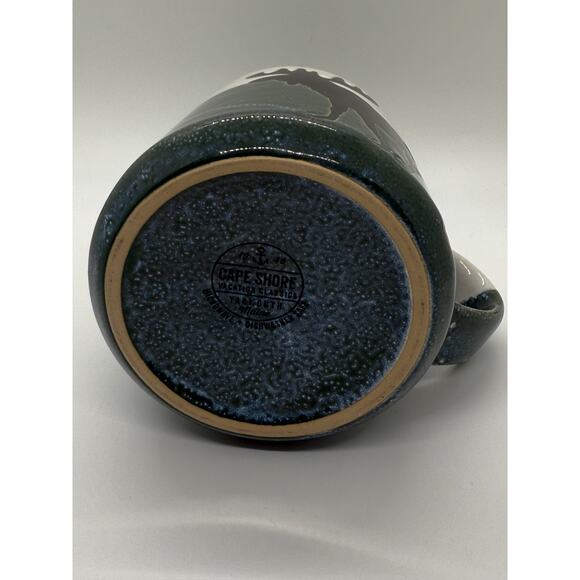 Cape Shore Stoneware Glazed Artisan Moose Mug Stowe VT - Picture 3 of 8